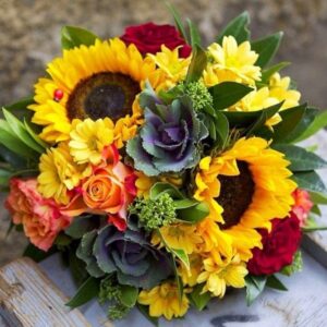 sunflowers-bouquet