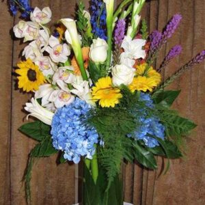 Sympathy flowers arrangement