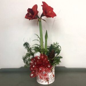 CH003 Christmas Flower Arrangement buy Lavender and Lilacs Florist Vancouver
